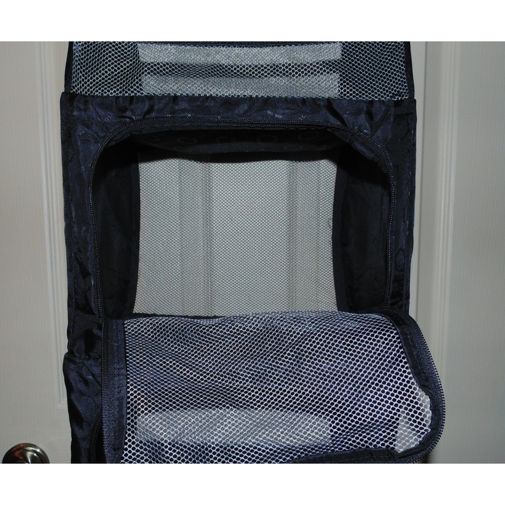 Solgaard Carry-On Closet Travel Organizer Black Hanging Shelves - Picture 6 of 13